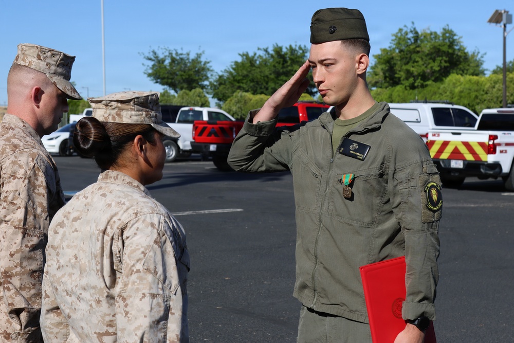 CLB Barstow Fire &amp; Emergency Services were awarded the Navy and Marine Corps Achievement Medal