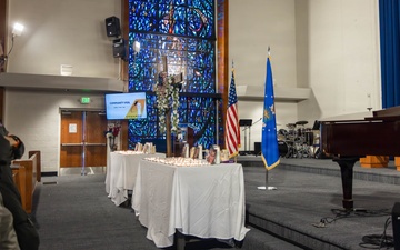 Candles for fallen teammates, “extraordinary Americans”