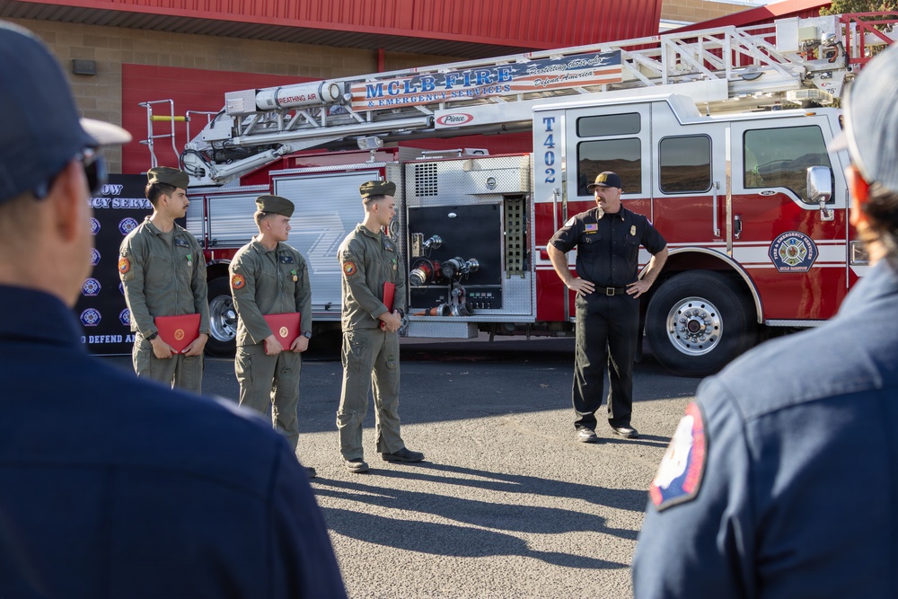 MCLB Barstow Fire &amp; Emergency Services were awarded the Navy and Marine Corps Achievement Medal