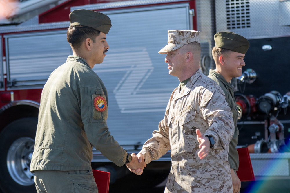MCLB Barstow Fire &amp; Emergency Services were awarded the Navy and Marine Corps Achievement Medal