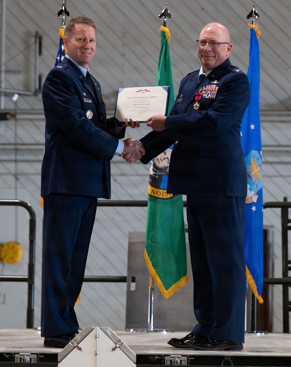92nd Mission Support Group change of command ceremony