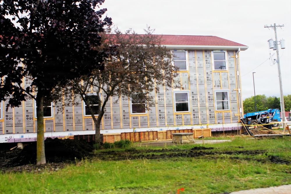 June 2026 update: Contractors continue full renovation of Fort McCoy Garrison Headquarters