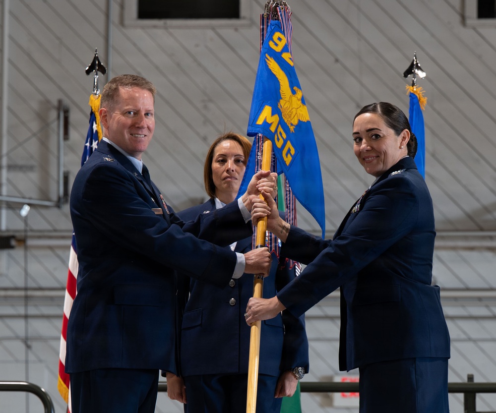 92nd Mission Support Group change of command ceremony