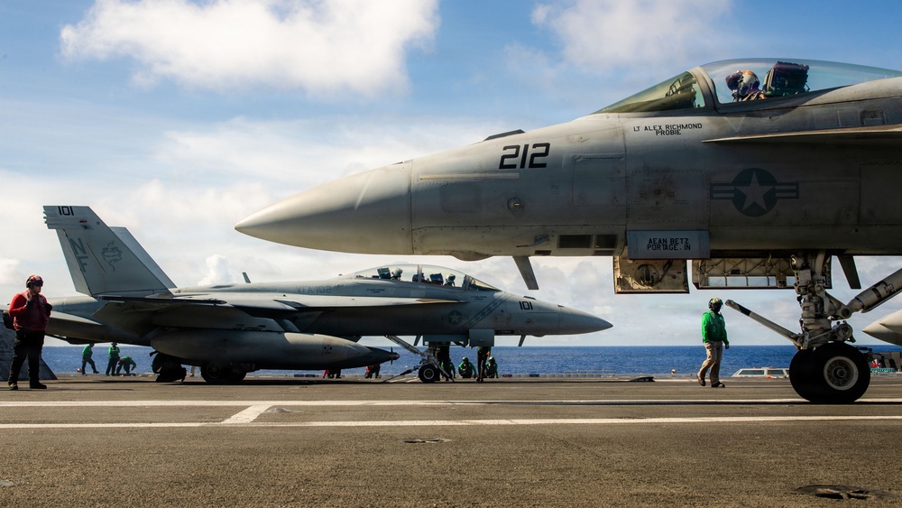 George Washington Conducts Flight Operations