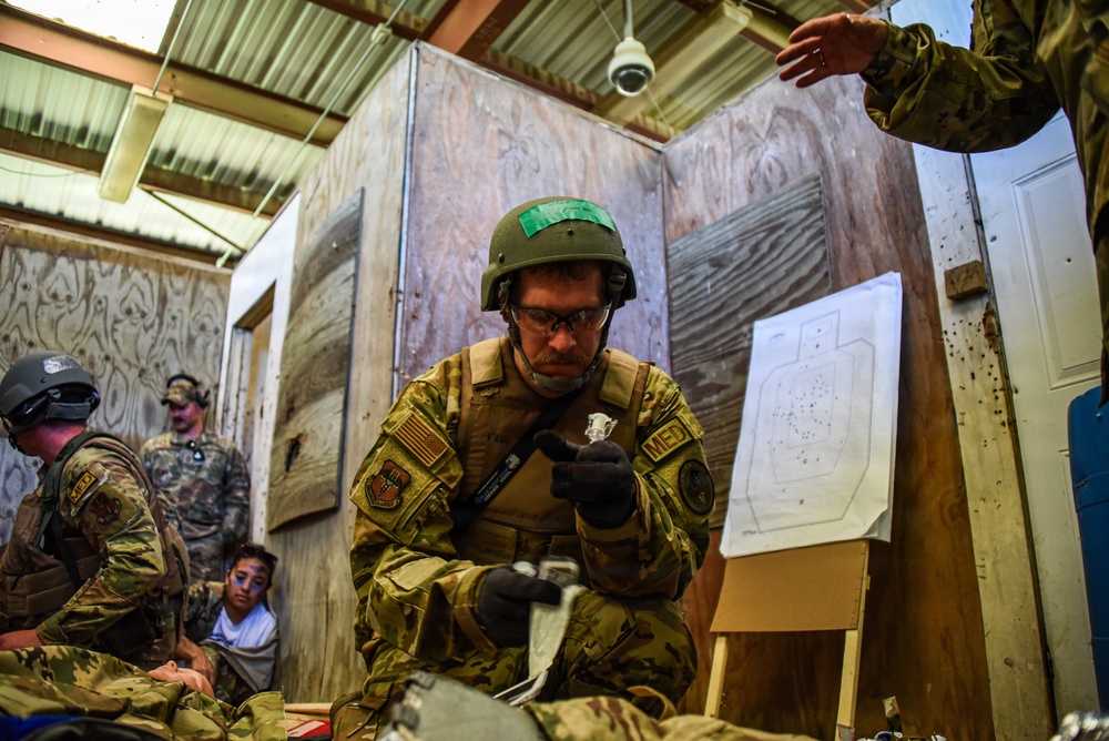 Tactical Combat Casualty Care exercise