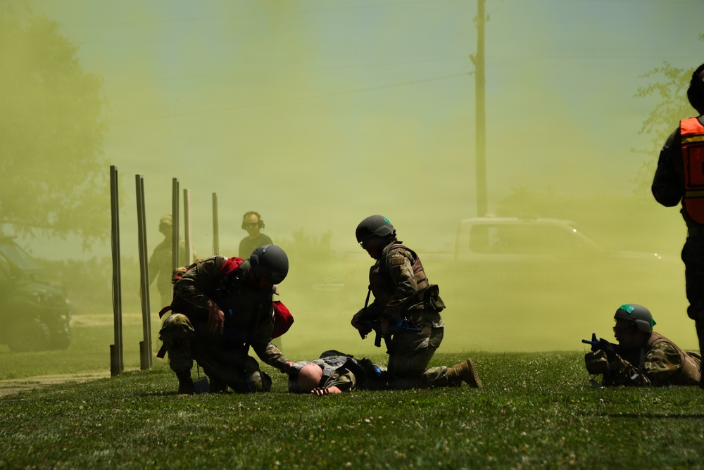 Tactical Combat Casualty Care exercise