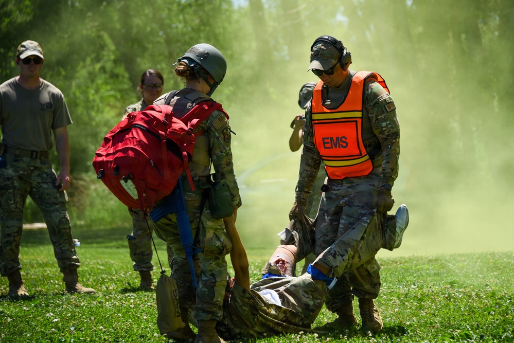 Tactical Combat Casualty Care exercise