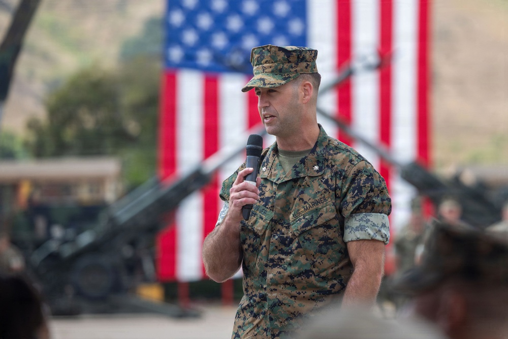 Fire Support Battalion holds change of command ceremony