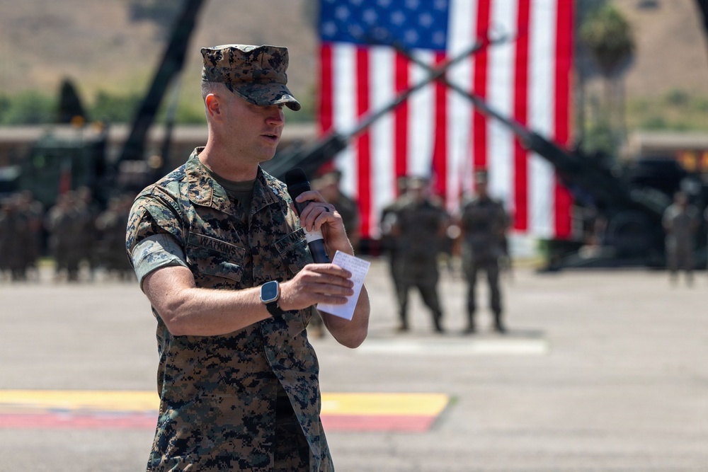Fire Support Battalion holds change of command ceremony
