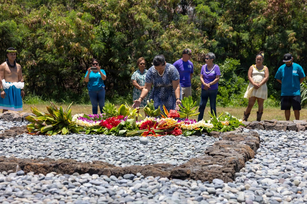 PMRF Hosts Summer Solstice Ceremony Honoring Lineal Descendants of Na 'Ohana Papa 'O Mānā