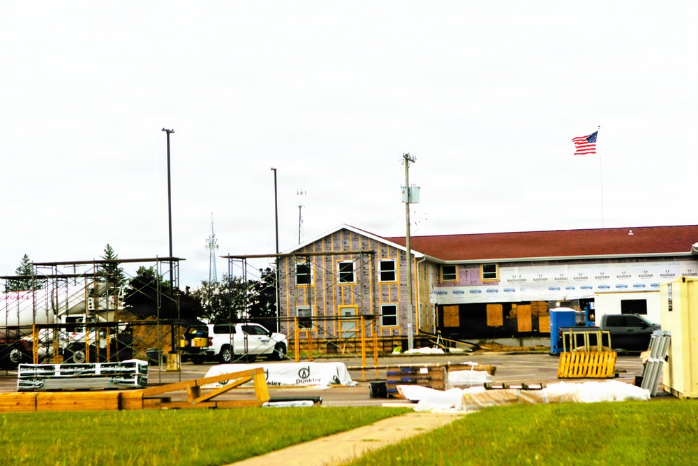 June 2026 update: Contractors continue full renovation of Fort McCoy Garrison Headquarters