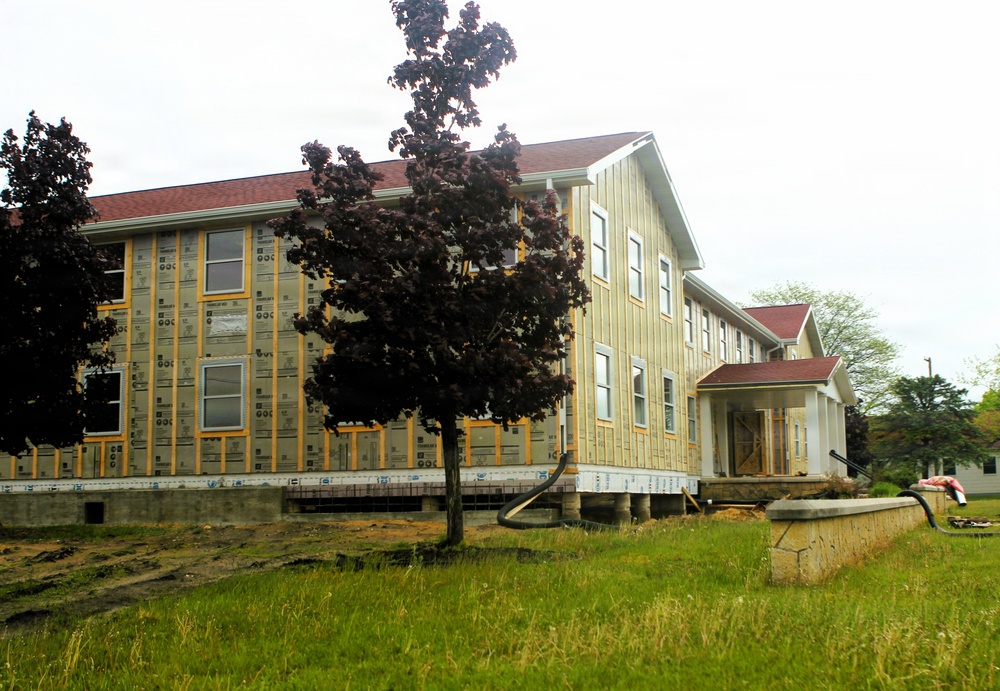 June 2026 update: Contractors continue full renovation of Fort McCoy Garrison Headquarters