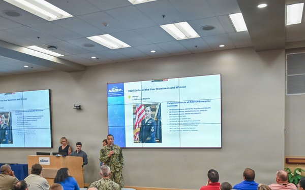 Commander, NAVSUP recognizes Sailor of the Year