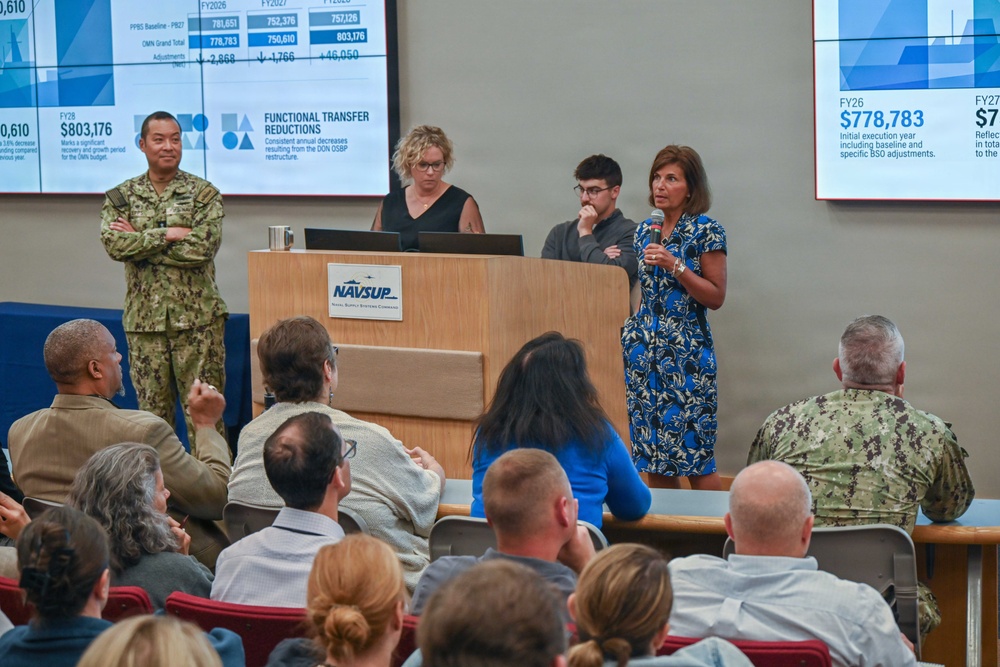 NAVSUP senior leadership hosts town hall meeting