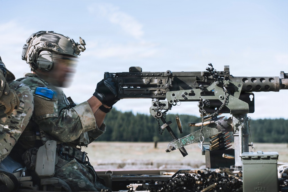 1st SFG(A) Green Berets conduct Live-Fire Exercise