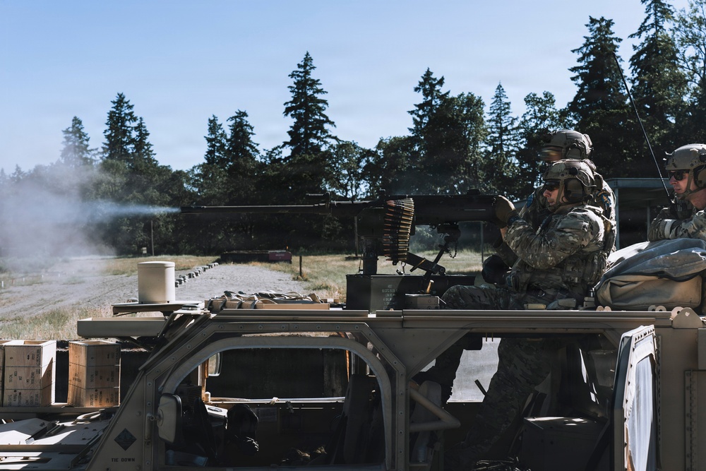 1st SFG(A) Green Berets conduct Live-Fire Exercise