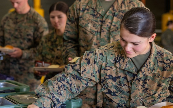U.S. Marines with 1st CEB host warriors’ night