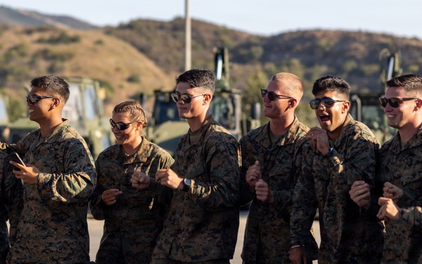 U.S. Marines with 1st CEB host warriors’ night