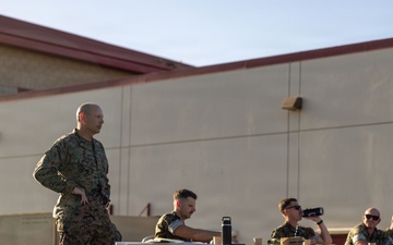 U.S. Marines with 1st CEB host warriors’ night