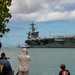 USS Theodore Roosevelt (CVN 71) arrives at Pearl Harbor
