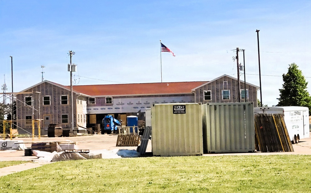 June 2026 update: Contractors continue full renovation of Fort McCoy Garrison Headquarters