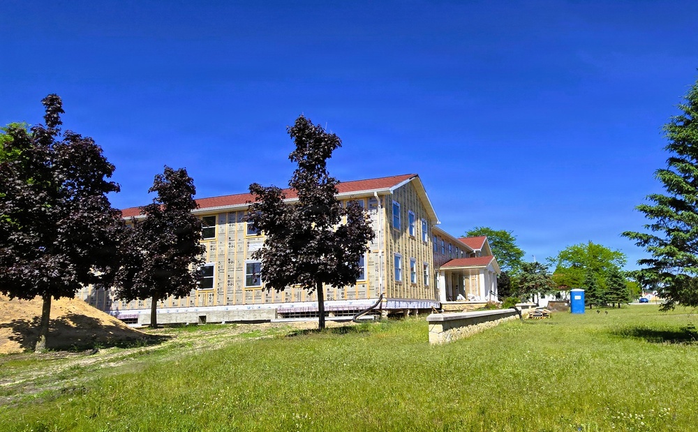 June 2026 update: Contractors continue full renovation of Fort McCoy Garrison Headquarters