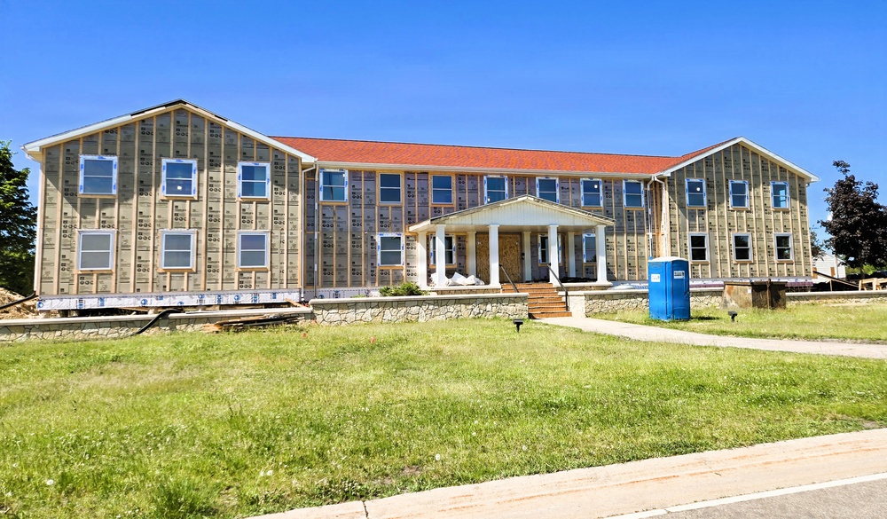 June 2026 update: Contractors continue full renovation of Fort McCoy Garrison Headquarters