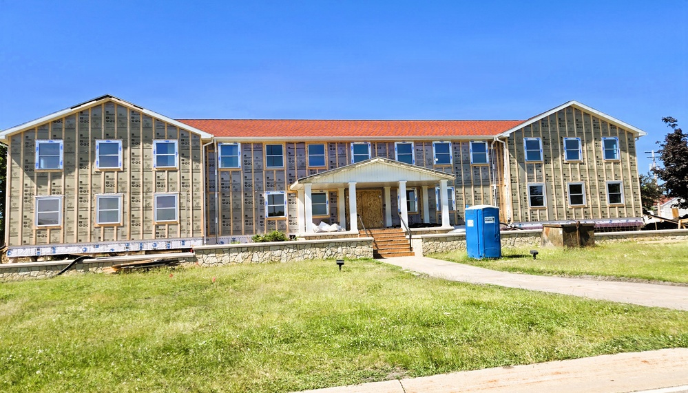 June 2026 update: Contractors continue full renovation of Fort McCoy Garrison Headquarters