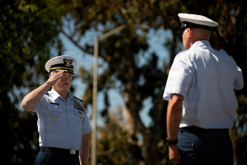 Coast Guard Southwest District holds change of watch ceremony