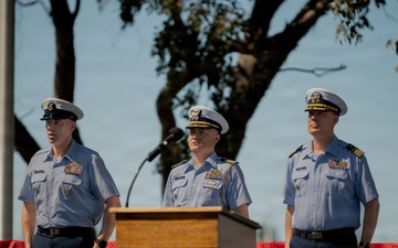 Coast Guard Southwest District holds change of watch ceremony