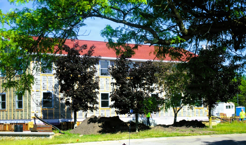 June 2026 update: Contractors continue full renovation of Fort McCoy Garrison Headquarters
