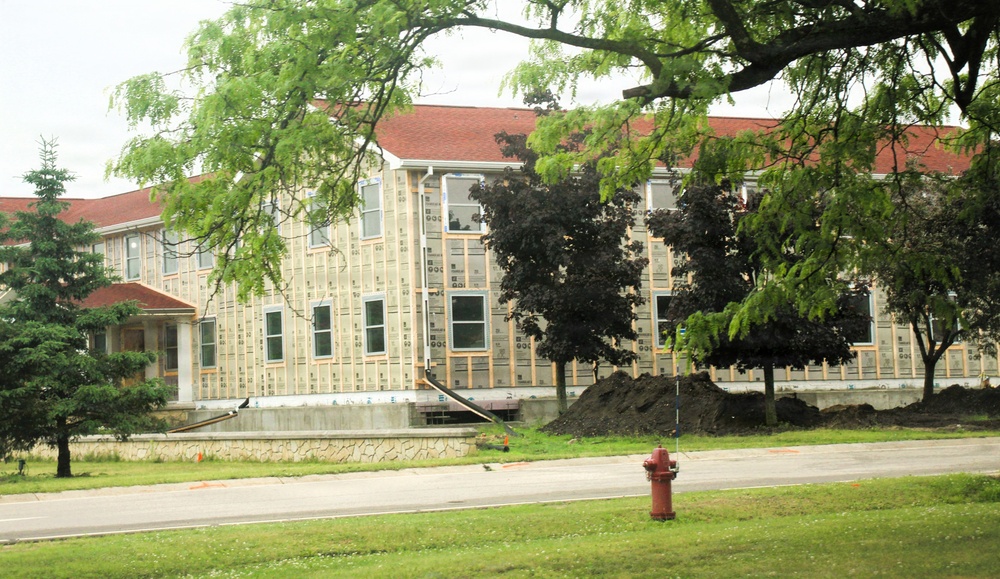 June 2026 update: Contractors continue full renovation of Fort McCoy Garrison Headquarters