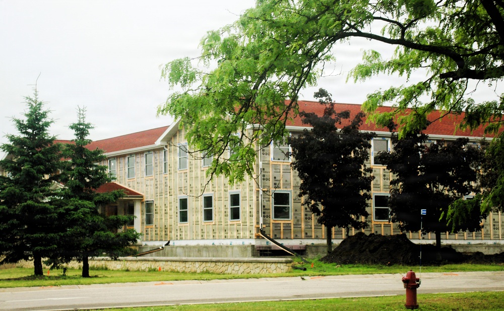 June 2026 update: Contractors continue full renovation of Fort McCoy Garrison Headquarters
