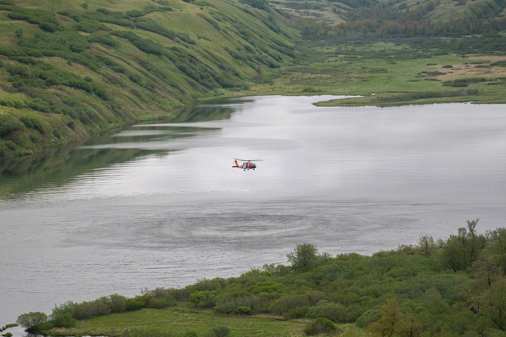 Air Station Kodiak conducts inland search and rescue training