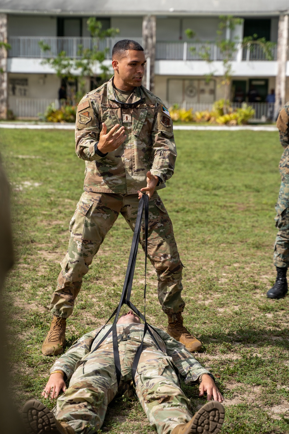The Rhode Island National Guard conduct medical training with The Royal Bahamas Defense Force