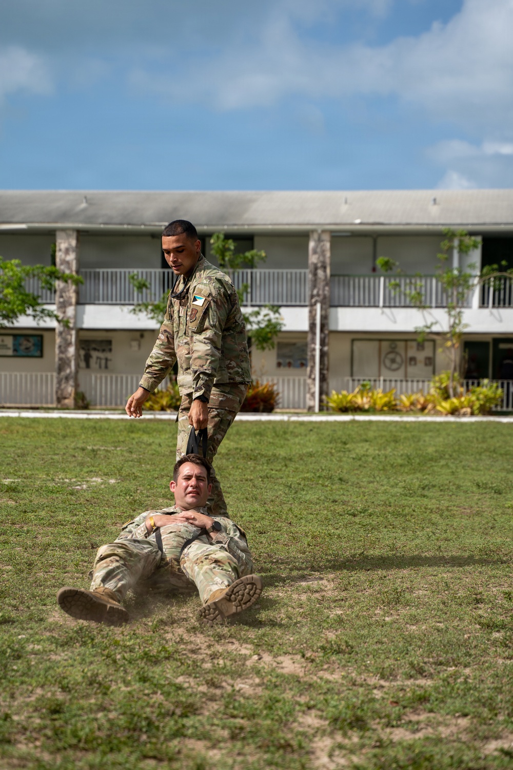 The Rhode Island National Guard conducts medical training with The Royal Bahamas Defense Force