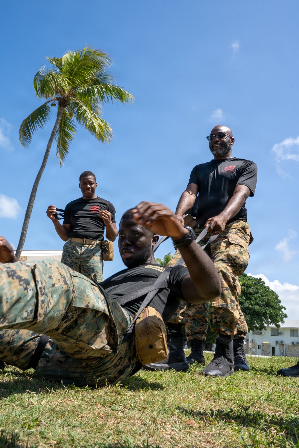 The Rhode Island National Guard conducts medical training with The Royal Bahamas Defense Force