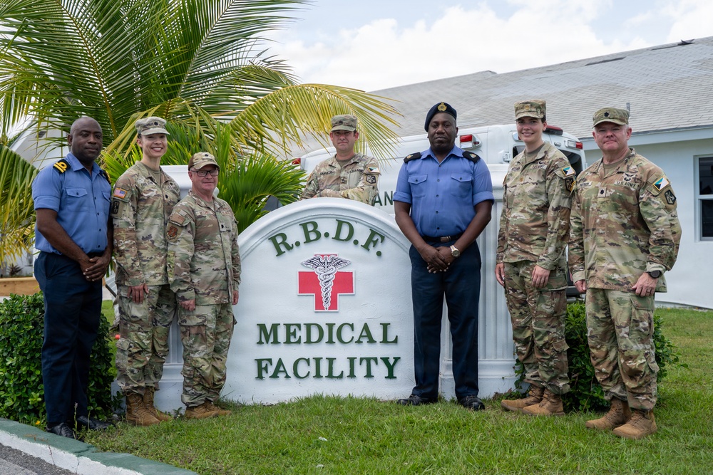 The Rhode Island National Guard conducts medical training with The Royal Bahamas Defense Force