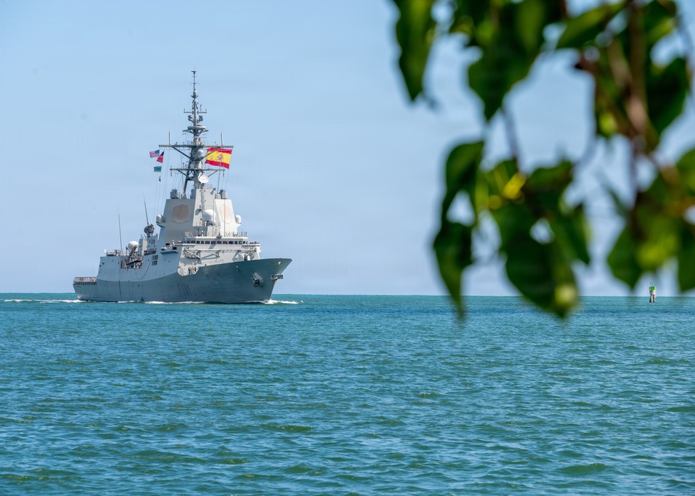 ESPS Alvaro de Bazan Arrives at Pearl Harbor for RIMPAC 2026