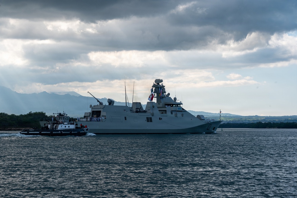 Mexican Navy Reformador-class frigate ARM Juarez (POLA 101) Arrives to Pearl Harbor for RIMPAC 2026