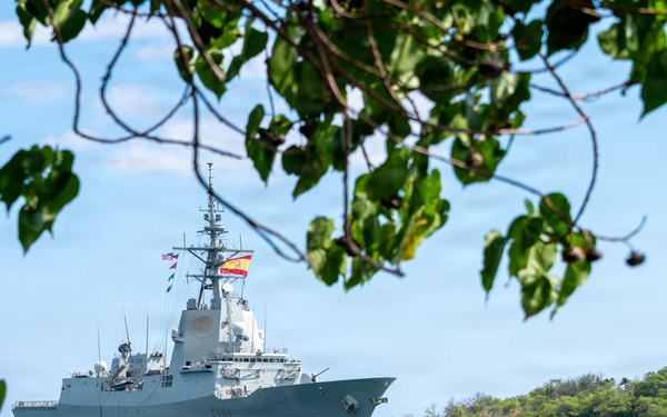 ESPS Alvaro de Bazan arrives at Pearl Harbor for RIMPAC 2026