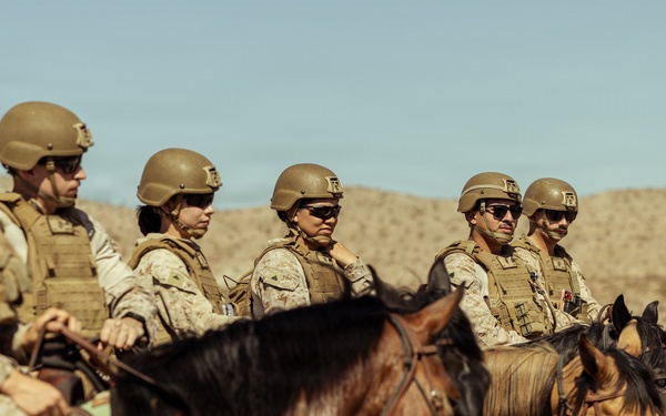 JTF-SB Marines, U.S. Border Patrol saddle-up during interagency training