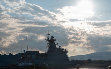 Republic of Korea Navy Daegu-class frigate Daejeon (FFG 823) arrives at Pearl Harbor for RIMPAC 2026