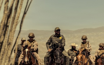 JTF-SB Marines, U.S. Border Patrol saddle-up during interagency training