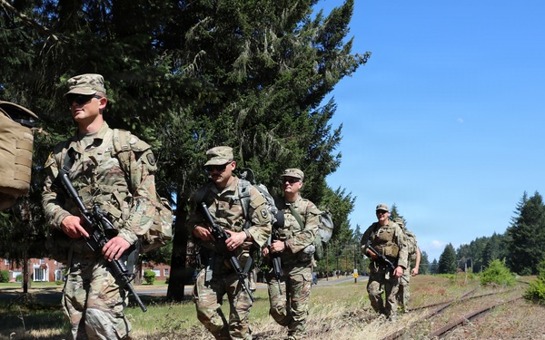 Information Operations Exercise Kicks Off with Six-Mile Ruck March