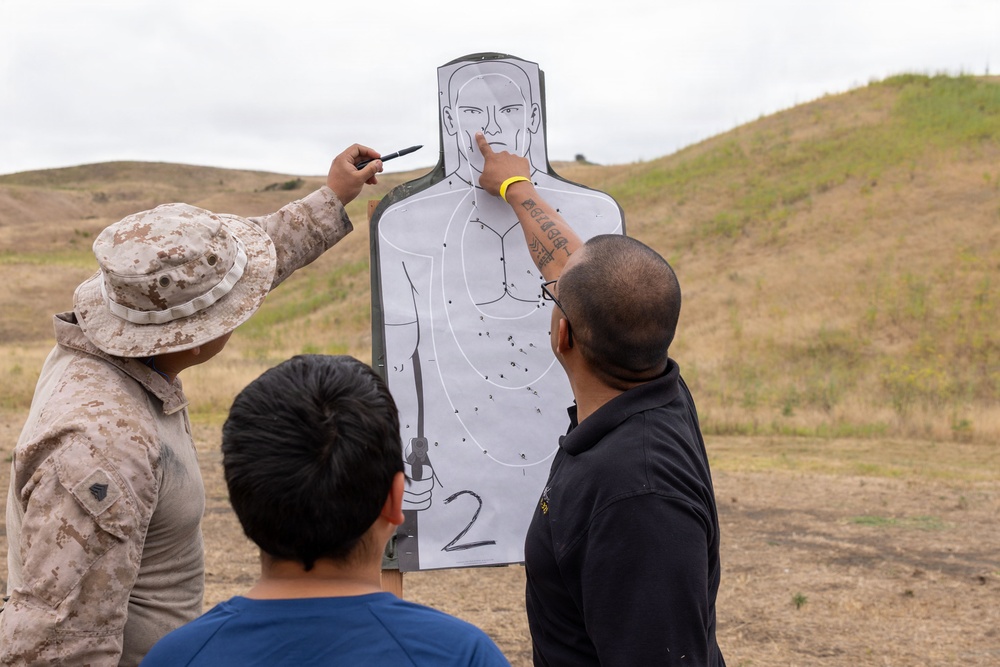 U.S. Marines with 1st Bn., 11th Marine regiment participate in Family Day