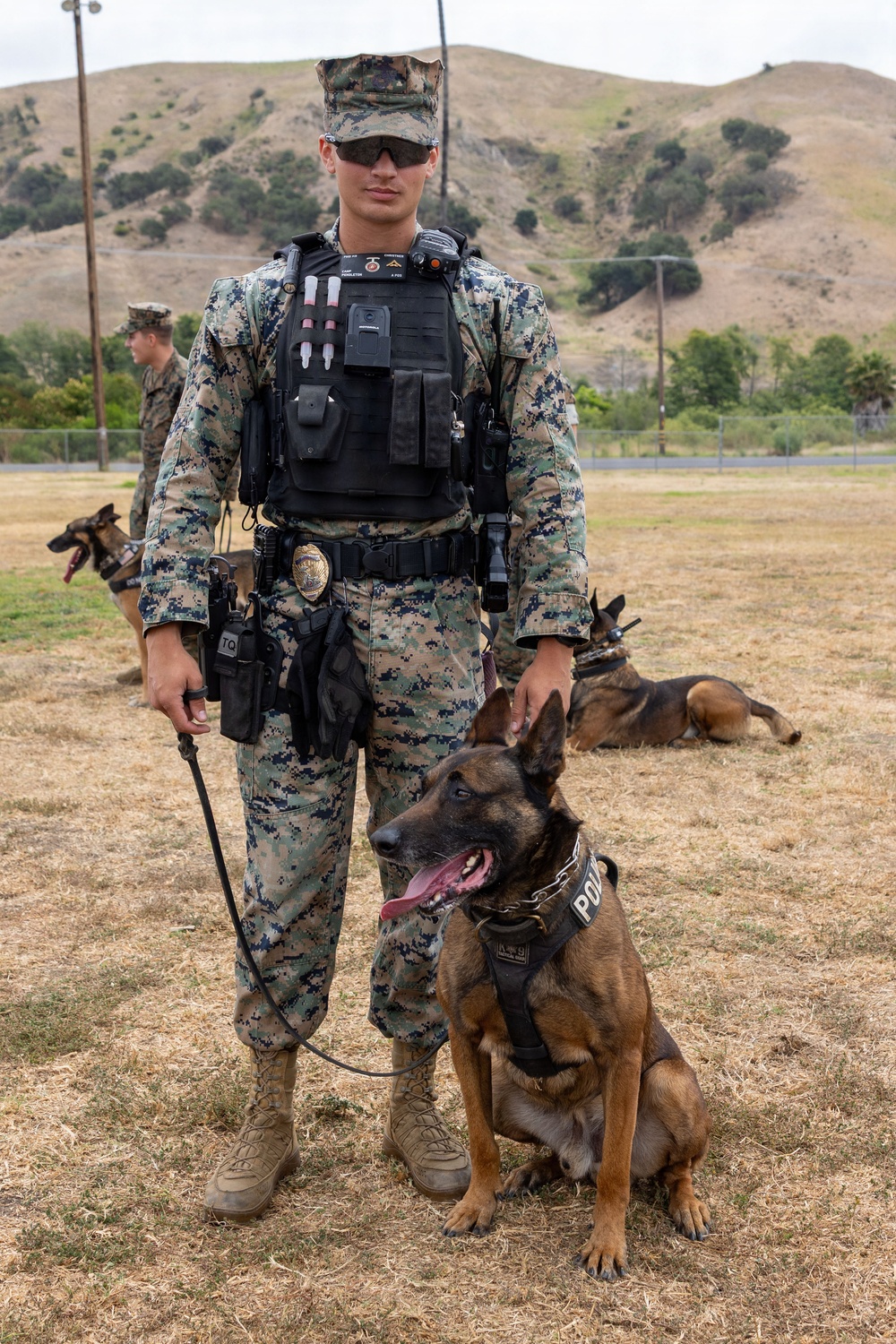 U.S. Marines with 1st Bn., 11th Marine regiment participate in Family Day