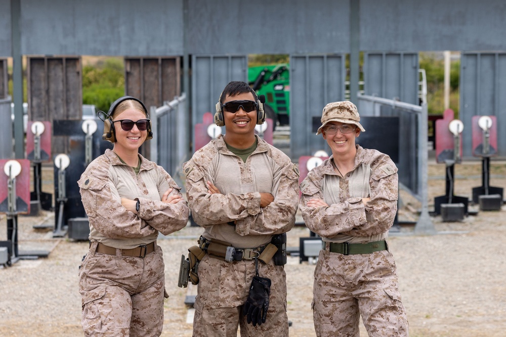 U.S. Marines with 1st Bn., 11th Marine regiment participate in Family Day