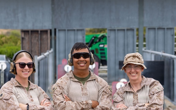 U.S. Marines with 1st Bn., 11th Marine regiment participate in Family Day