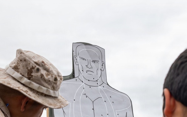 U.S. Marines with 1st Bn., 11th Marine regiment participate in Family Day